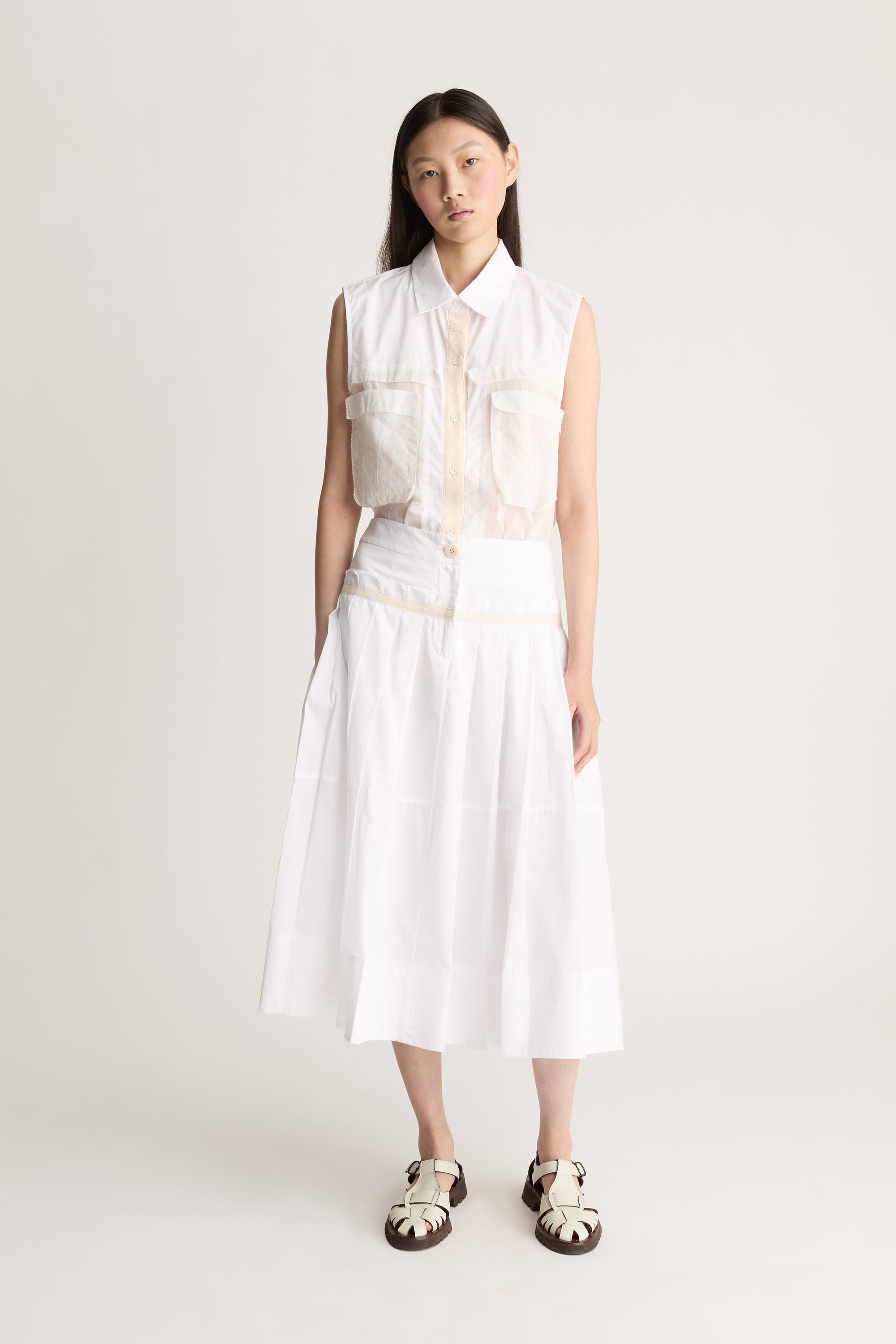 Charlotte Pleat Skirt