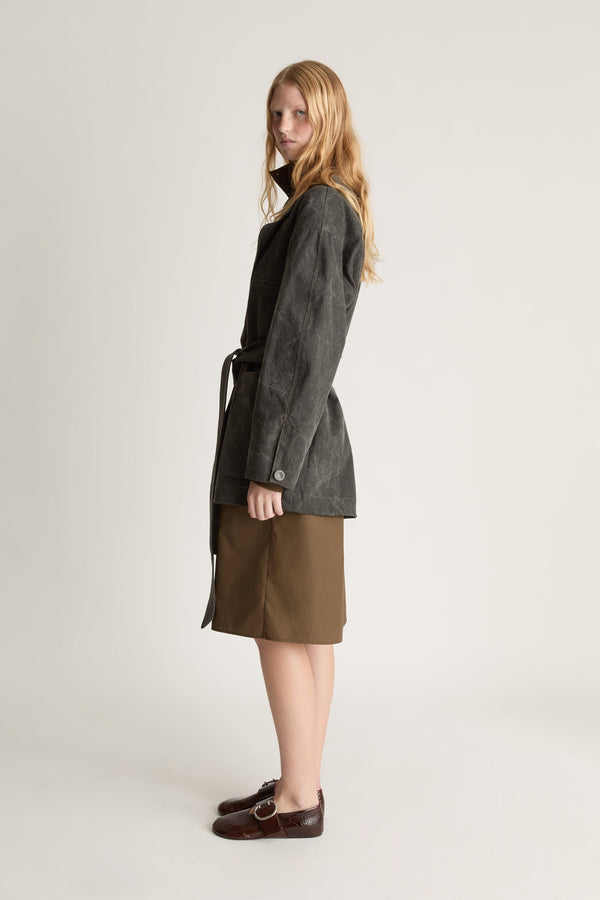 Lenny Canvas Pea Coat