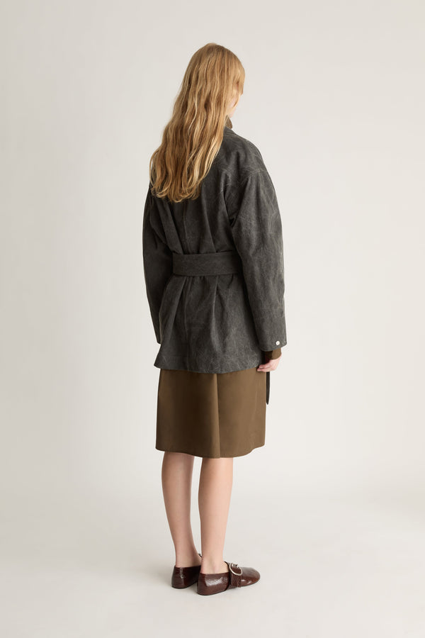Lenny Canvas Pea Coat