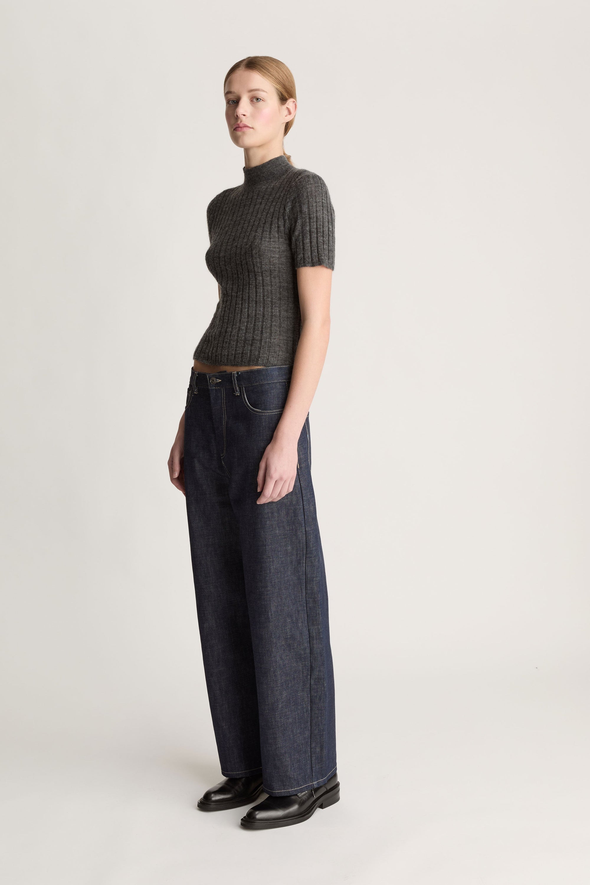Maya Ribbed Tee