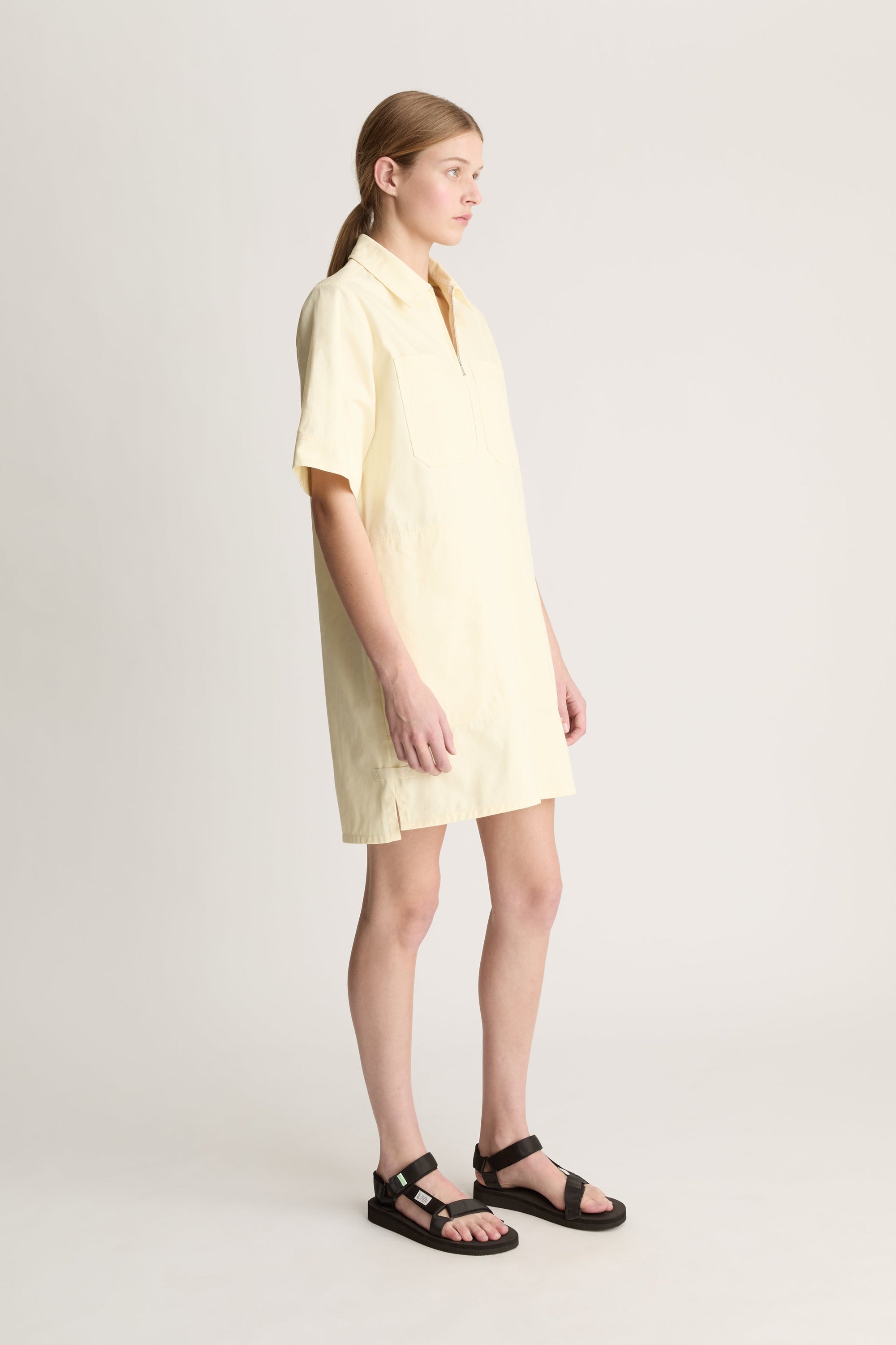 LM Drill Mini Dress