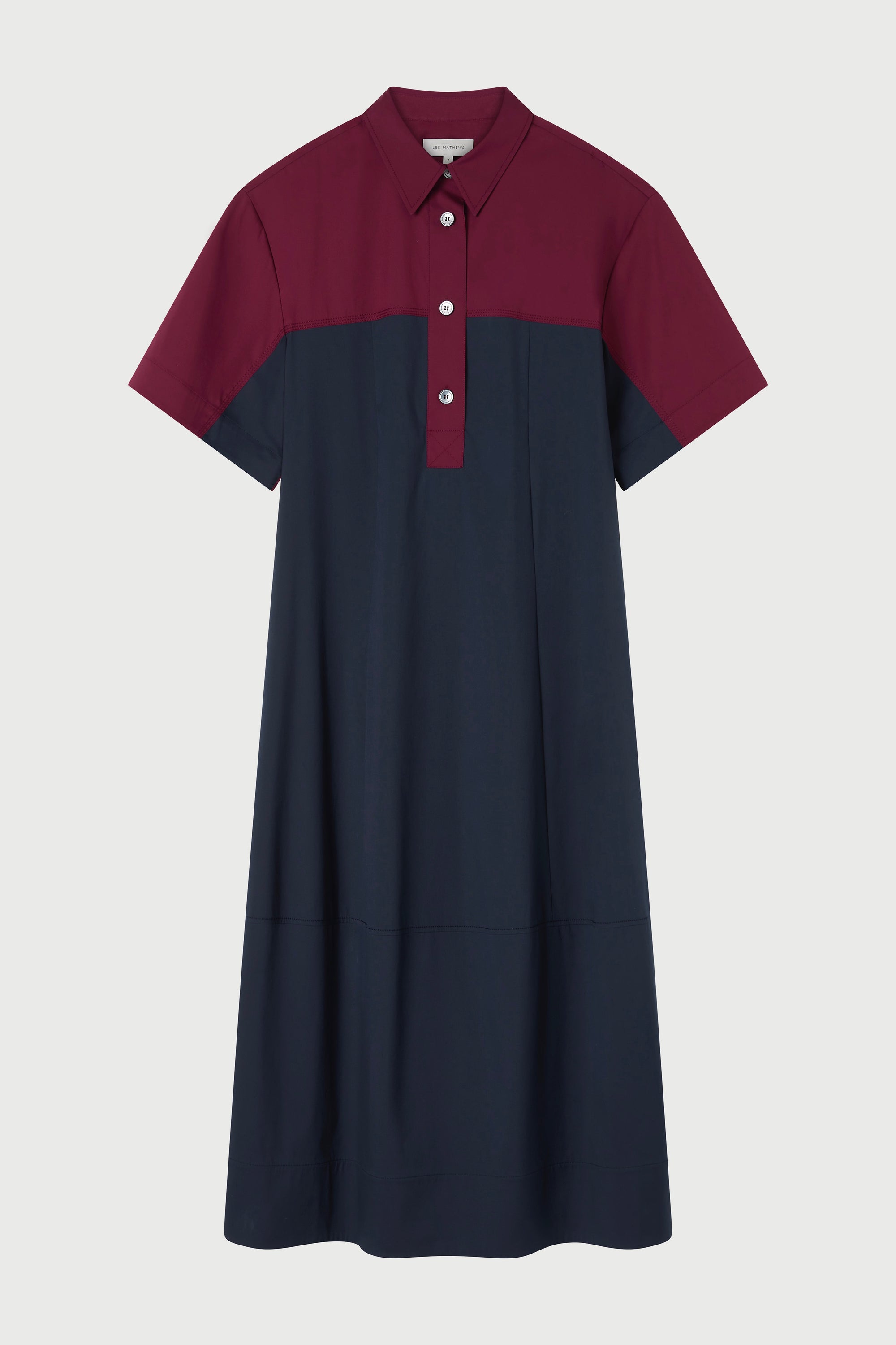 Ella Spliced Shirt Dress