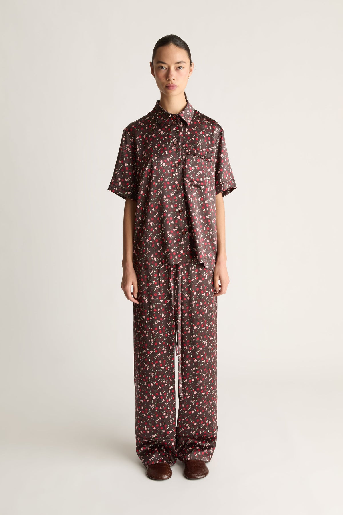 Flora Silk SS Shirt