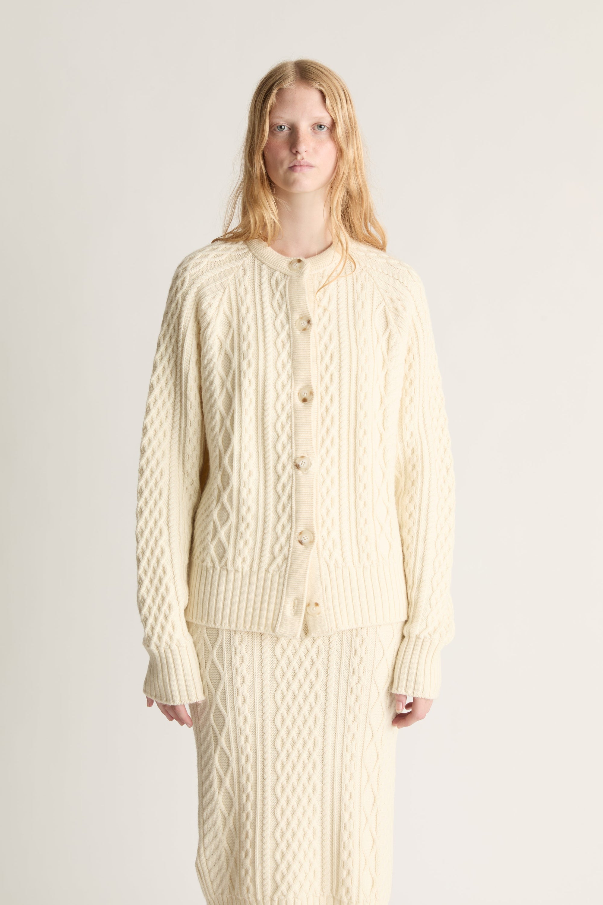 Guiness Cable Knit Cardigan