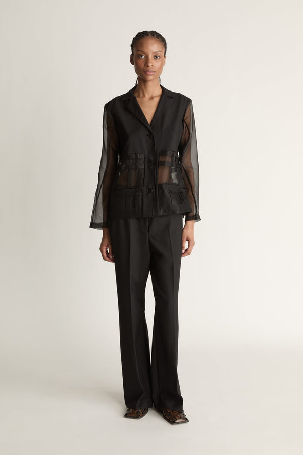 Innes Organza Spliced Shirt