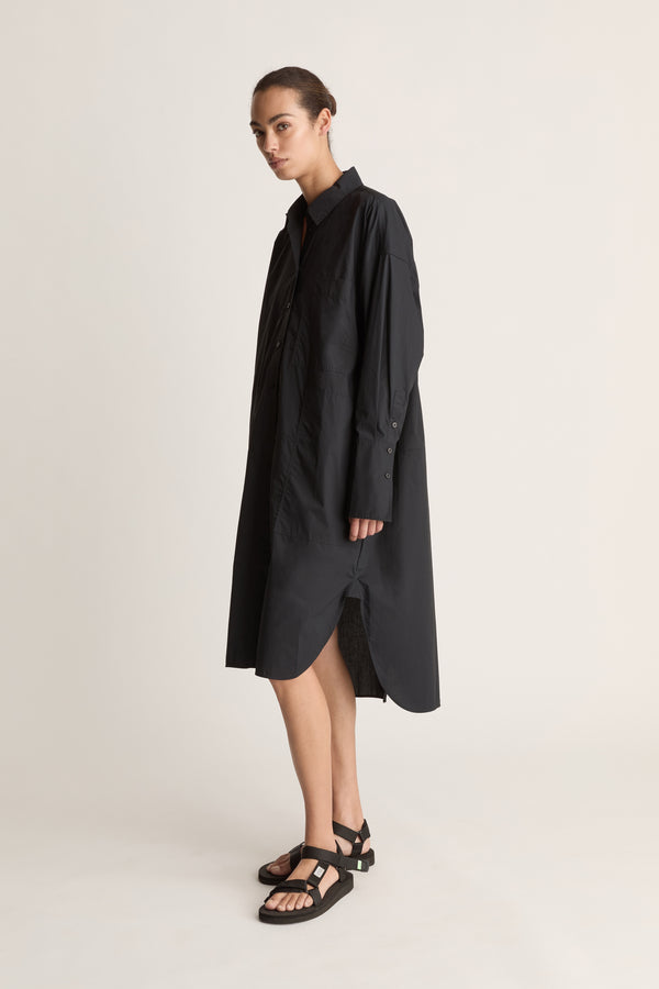 LM Poplin LS Shirt Dress