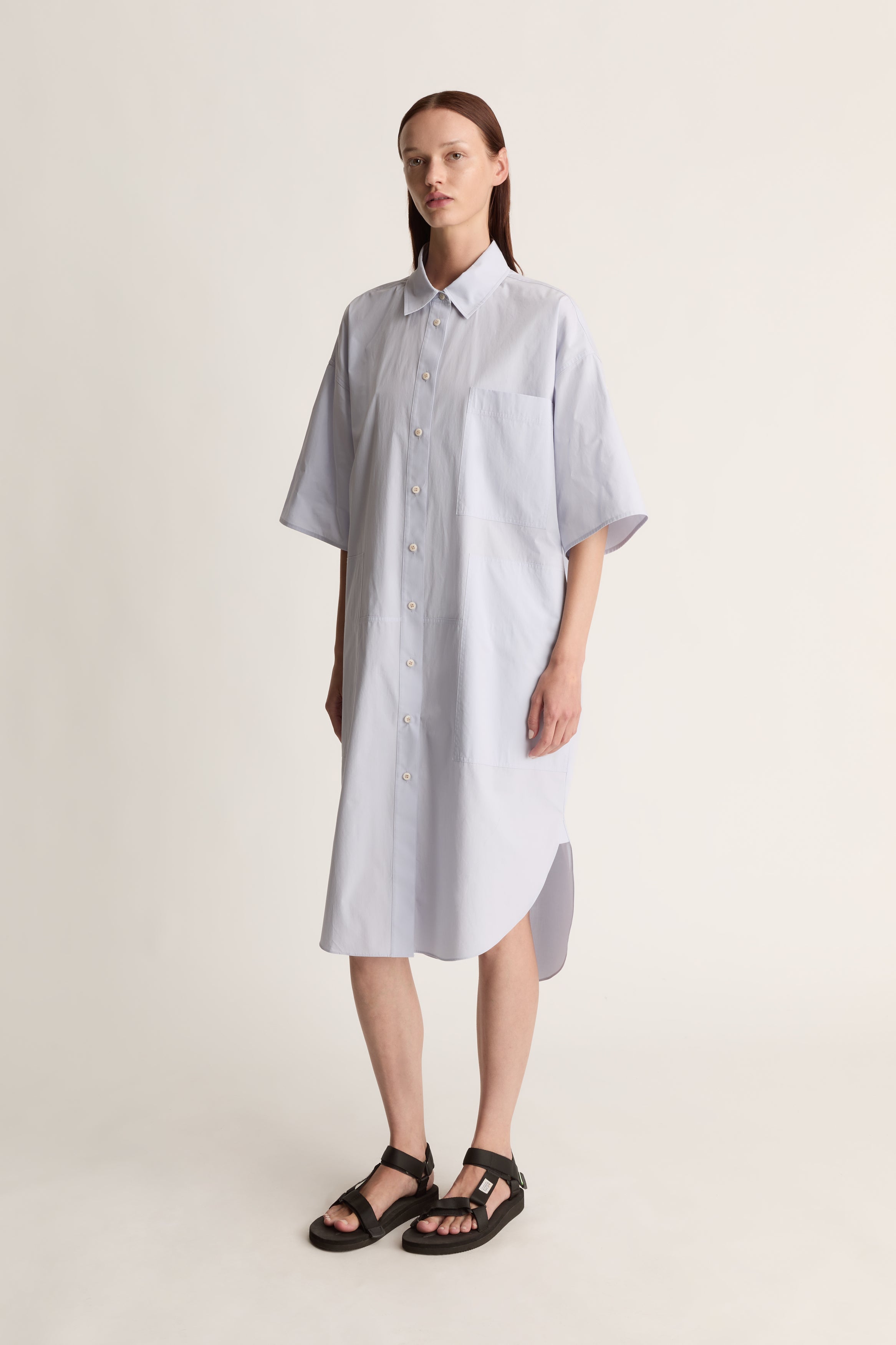 LM Poplin SS Shirt Dress