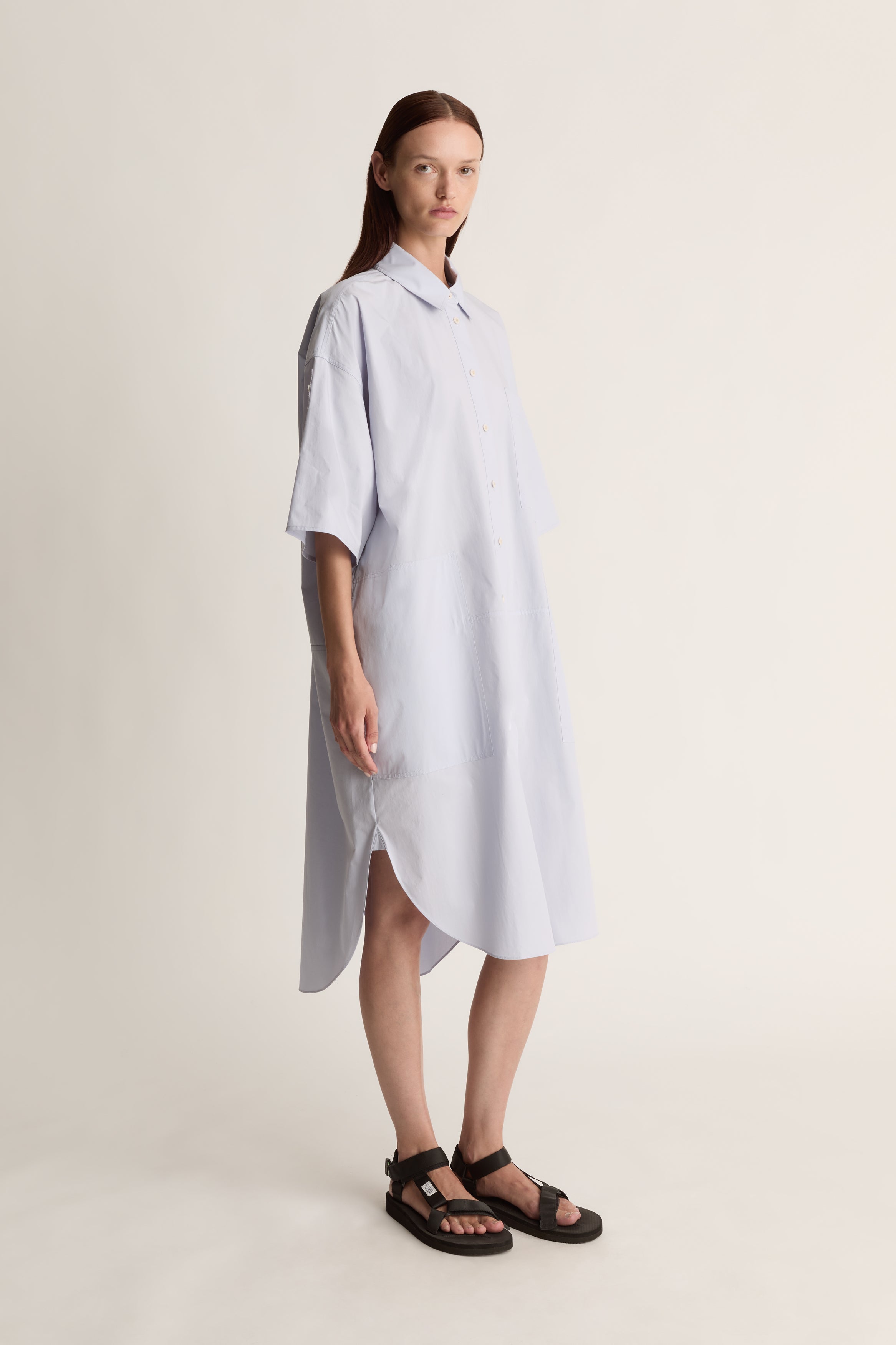 LM Poplin SS Shirt Dress