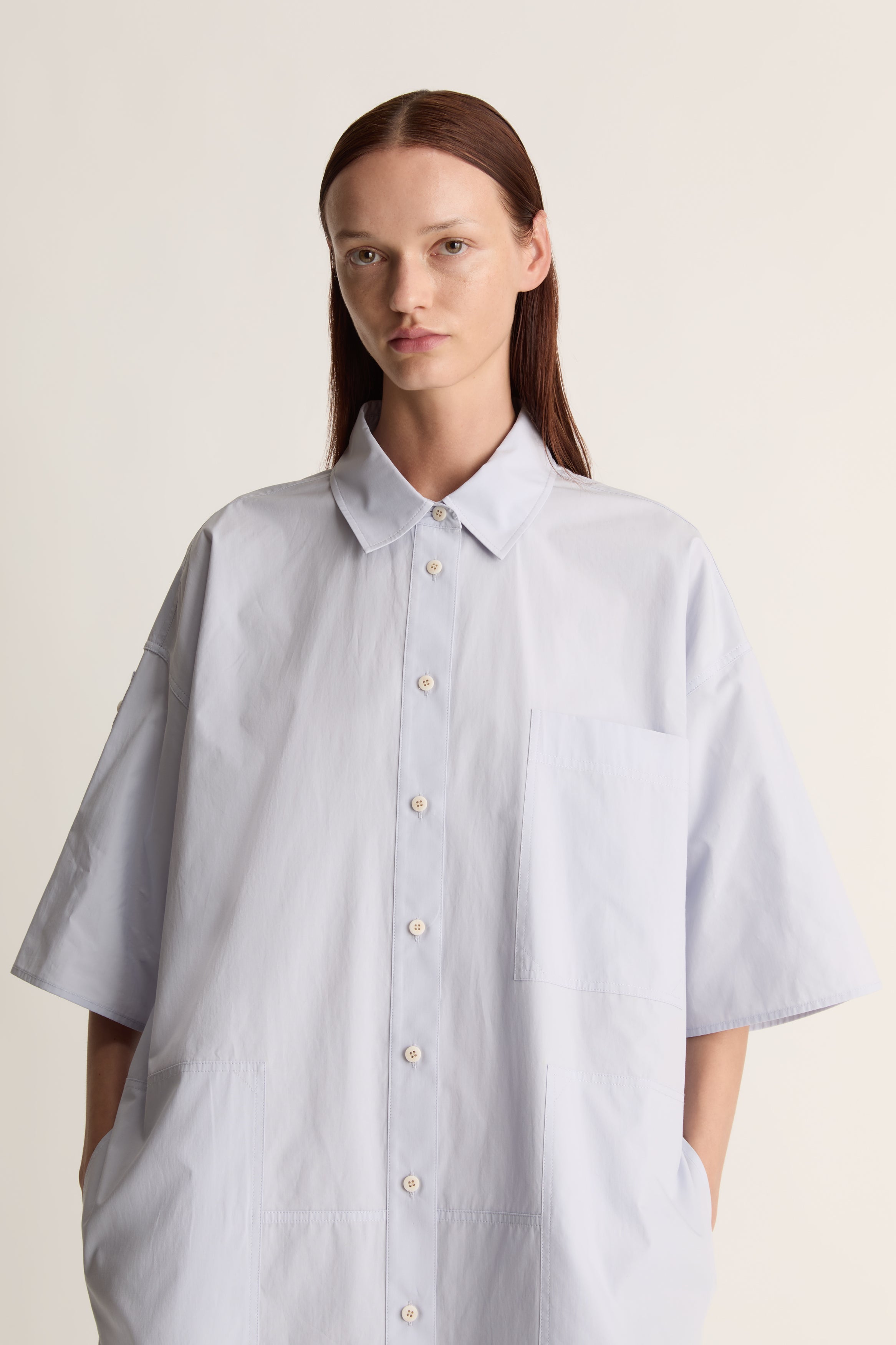 LM Poplin SS Shirt Dress
