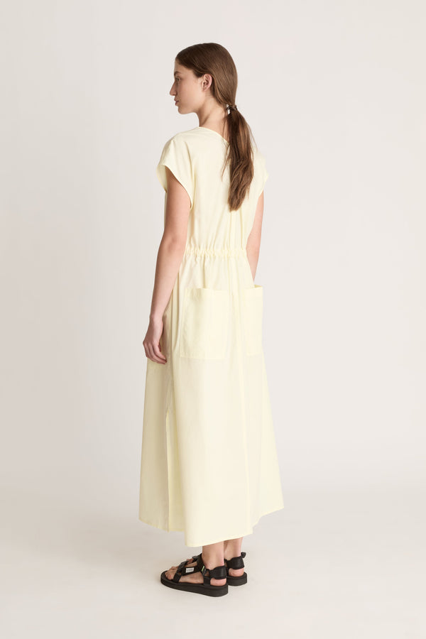 LM Poplin V Neck Dress