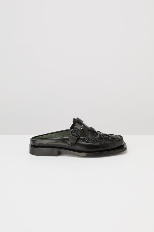Hereu Bonell Woven T-Bar Mule
