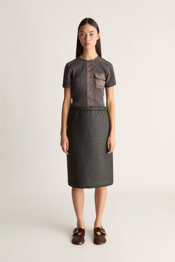 Puff Midi Skirt