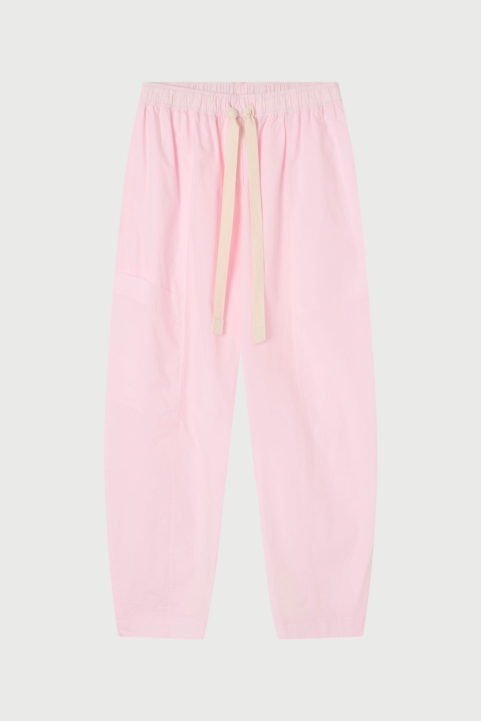Light pink pants on a white background