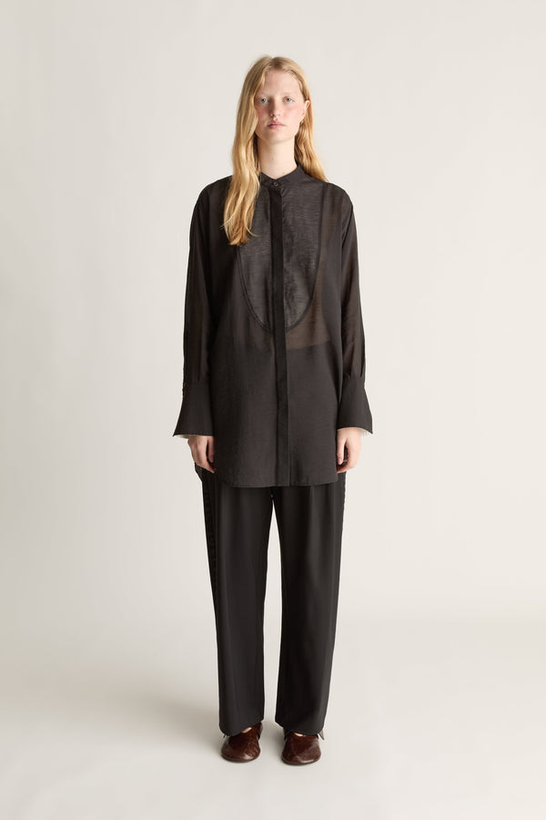 Symes Gathered LS Shirt
