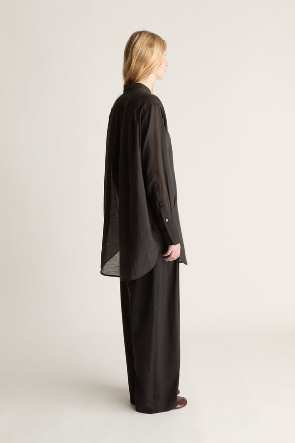 Symes Gathered LS Shirt